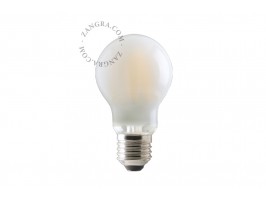 6.5W LED LED lemputė E27 WHITE GLOSSY