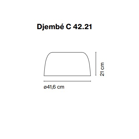 Lubinis šviestuvas DJEMBE C42.21