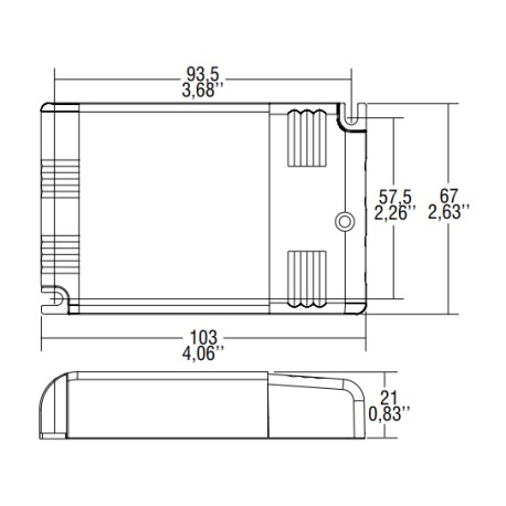 Maitinimo šaltinis DALI 20W, 500mA, 110-240V