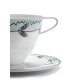 Cappuccino puodelio ir lėkštelės komplektas BLOSSOM MILK