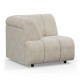 Modulinė sofa WAVE BOUCLE / element left high arm