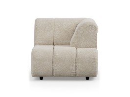 Modulinė sofa WAVE BOUCLE / element right high arm