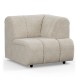 Modulinė sofa WAVE BOUCLE / element right high arm