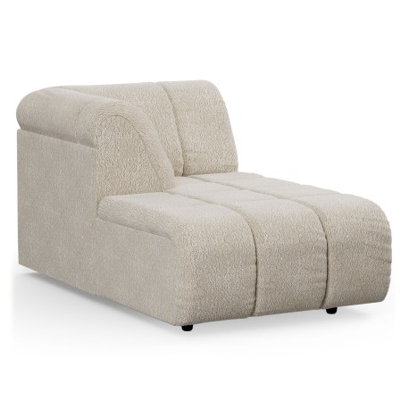 Modulinė sofa WAVE BOUCLE / element left divan