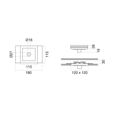 Priglaistomas šviestuvas MINILED CILLI 4254C