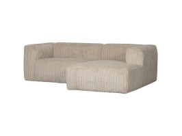 Sofa BEAN / ribcord travertine