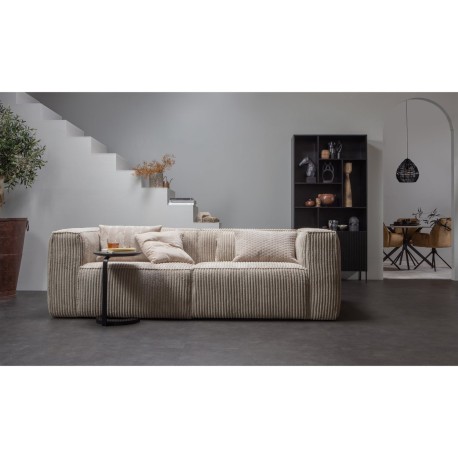 Sofa BEAN 3.5 / ribcord travertine