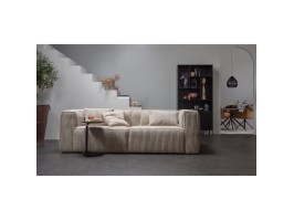 Sofa BEAN 3.5 / ribcord travertine