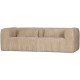 Sofa BEAN 3.5 / ribcord travertine