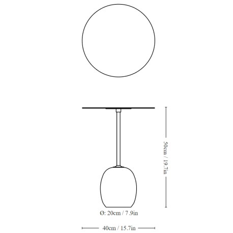 Staliukas LATO ROUND LN8 / wood