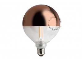 3.5W LED E27 lemputė MIRROR CROWN COPPER G120, 2200K