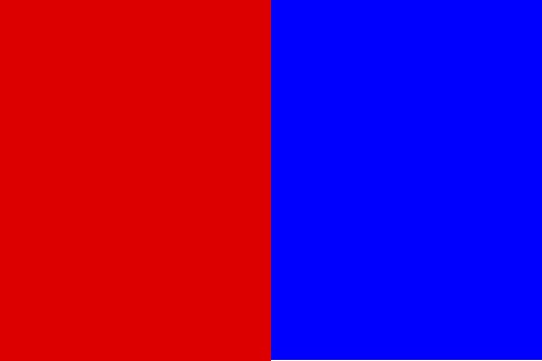Raudona+mėlyna